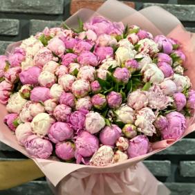  Belek Flower 101 Peony Bouquet pink
